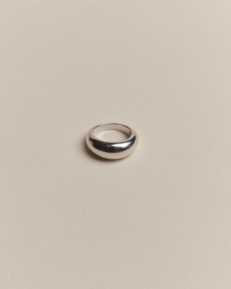 The Natalie Thick Dome Ring is a bolder version of our Thin Dome ring. Equally as timeless that you can wear on every occasion. Designed in 925 recycled sterling silver. Stack this with our thin dome ring for a beautiful statement piece. All of THEIR rings are classic and modern unisex styles, easy to wear as a single statement piece or to be combined with other rings from our collection. Silver Rings Modern, Thick Silver Rings, Thick Silver Ring, Dome Ring, Silver Shop, Domed Ring, Jewelry Inspo, Recycled Sterling Silver, Earring Necklace