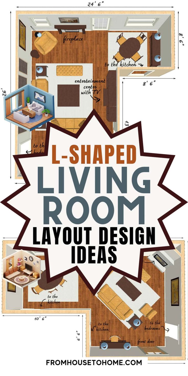 l-shaped living room layout design ideas Large Room Layout Ideas, Living Room Sitting Room Combo Layout, U Couch Living Room Layout, L Shaped Living And Dining Room Layout, L Shaped Living Room Layout With Tv, Small Living Room With L Shaped Couch, Couch Loveseat Chair Layout, L Shape Couch Living Room Layout, Triangle Living Room Layout