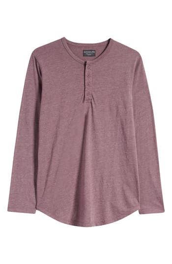 Relaxed and versatile, this American-made henley crafted with breathable cotton features a layerable fit that works easily into your casual wardrobe. 29" length (size Medium) Button half-placket Crewneck Long sleeves 50% polyester, 38% cotton, 12% rayon Machine wash, tumble dry Made in the USA Fall Layering Henley With Buttons, Layering Cotton Tops With Placket, Fall Henley With Relaxed Fit And Henley Neckline, Classic Henley With Button Closure, Fall Henley Neckline Top With Button Closure, Casual Split Neck Top With Buttons, Everyday Fall Button-up Henley, Everyday Long Sleeve Henley With Button Closure, Solid Long Sleeve Henley With Buttons