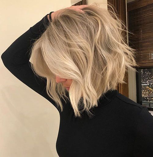 Messy Short Hairstyles, Short Hairstyles Ideas, Medium Bob Hairstyles, Messy Short Hair, Short Hairstyle, Blonde Bobs, Hairstyles Ideas, Short Bob Hairstyles, Great Hair