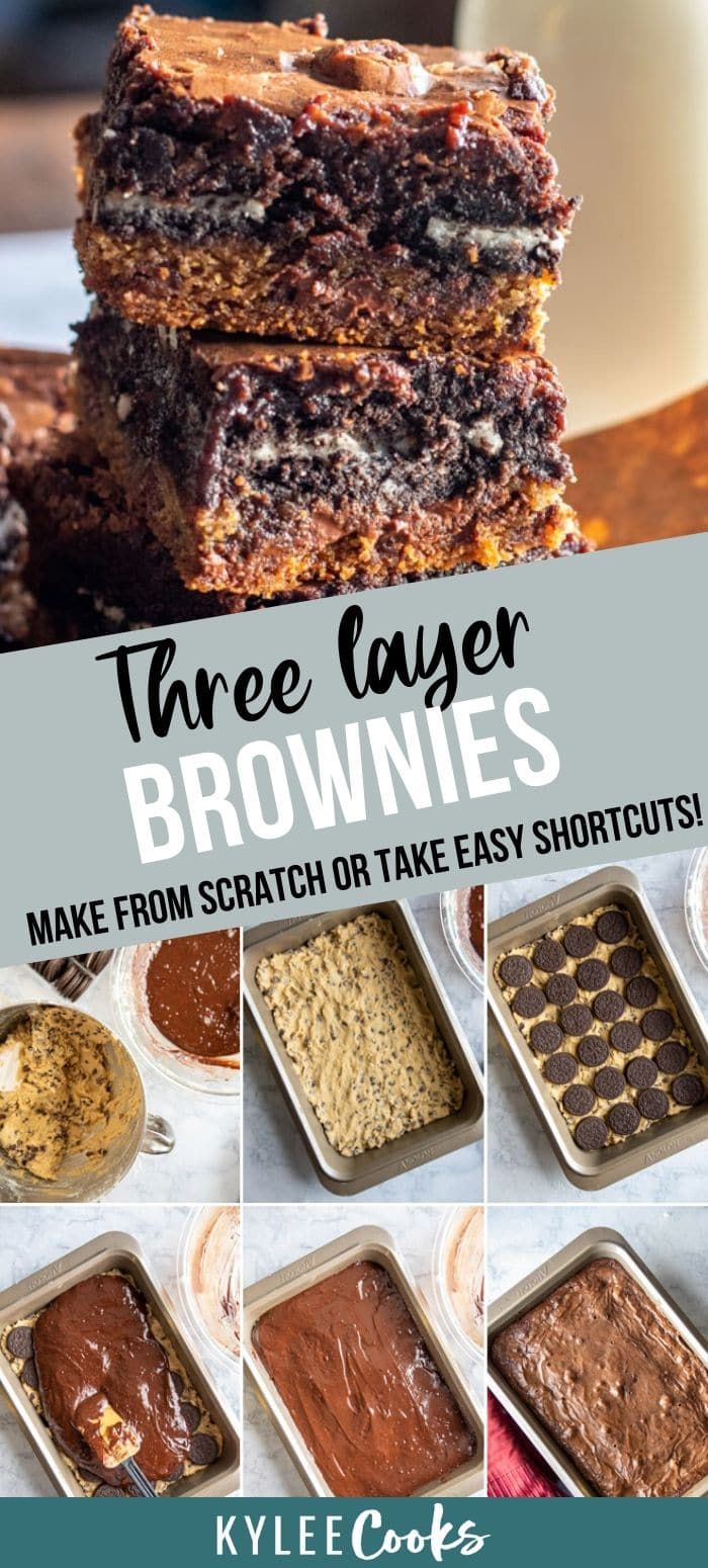 chocolate brownies made from scratch or take easy shortcuts