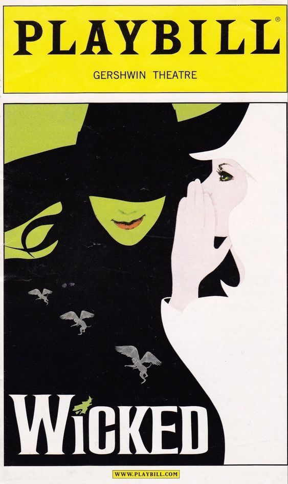 an advertisement for the playbill with a woman wearing a hat and holding her hand to her face