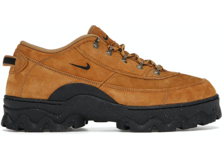 Buy and sell authentic Nike shoes on StockX including the Nike Lahar Low Wheat (W) and thousands of other sneakers with price data and release dates. Shoes Content, Nike Lahar Low, Canada Fits, Dream Sneakers, Nike Boots, Timeless Shoes, Funky Shoes, 2000s Fashion Outfits, Dream Style