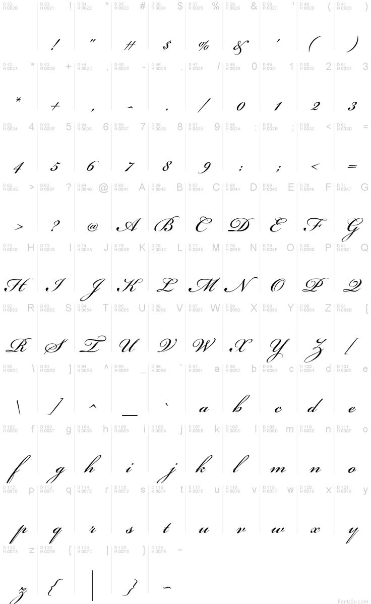 the letters and numbers are written in cursive writing