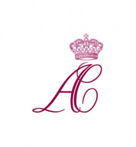 the letter a with a crown on top