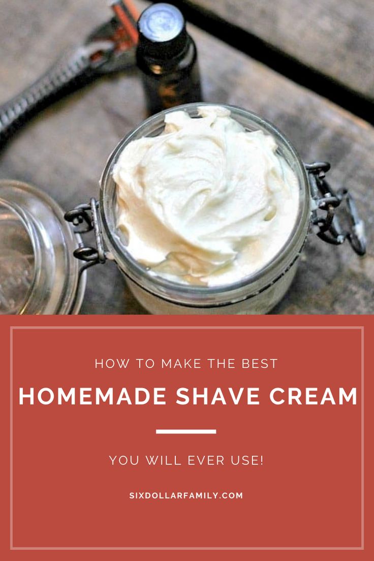 Homemade shave cream? Yes! This DIY shave cream is shea butter based to leave your skin feeling silky smooth and hair free! Make up a batch and you'll never buy it again! Diy Mens Products, Homemade Shaving Butter, Shaving Cream Homemade, Mint Oatmeal Shaving Cream Recipe, Natural Shaving Cream For Women, Diy After Shave Men, Men’s Shaving Cream, Shave Bars Diy, Diy Shave Bar