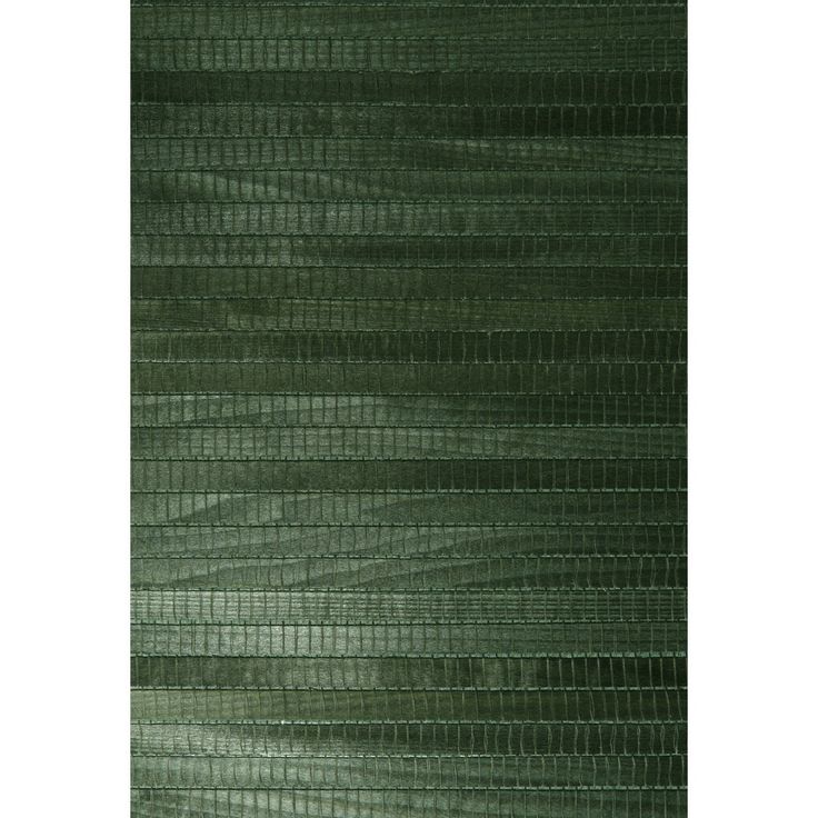 a green area rug with lines on it