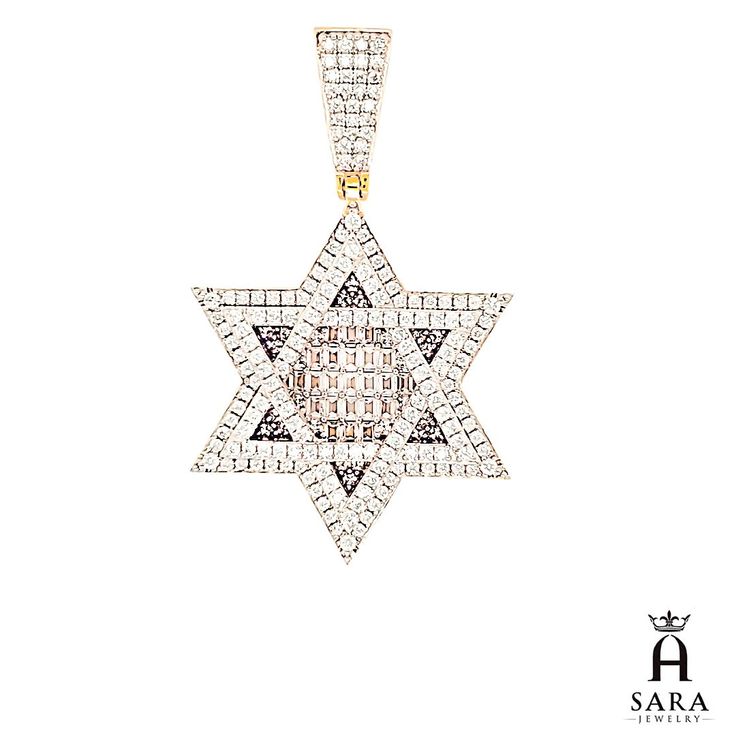 Solid 925 Sterling Silver Rhodium Plated / 14K Gold Finish Star of David Hamsa Fatima Religious Designer Exclusive Iced Out Baguette Stones Simulated Diamonds Pendant Dimensions: 1.5 x 1 In. Color: Yellow Gold, White Silver Fast Shipping - $299.99 Star Of David, White Silver, Stone Pendants, Solid 925 Sterling Silver, Diamond Pendant, Gold Finish, Rhodium Plated, Diamonds, 925 Sterling Silver