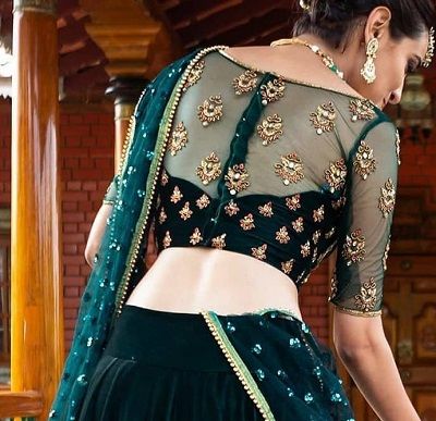 50 Latest Velvet Blouse Designs For Sarees And Lehengas (2021) Velvet Blouse Design, Netted Blouse Designs, Gold Lehenga, Blouse Designs High Neck, Blouse Designs Catalogue, Net Blouse, New Saree Blouse Designs, Lehenga Blouse Designs, Backless Blouse Designs