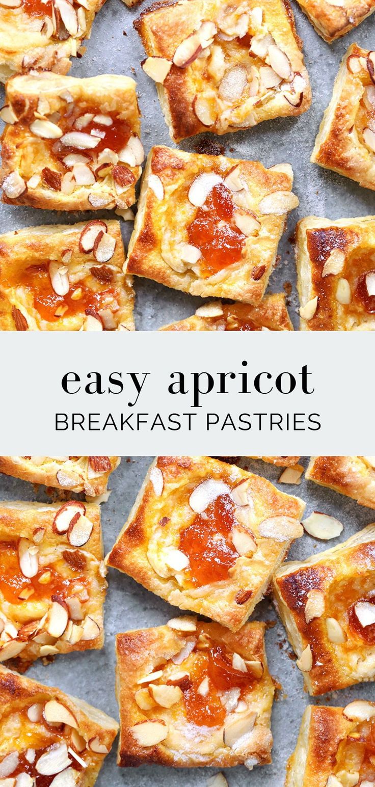 easy apricot breakfast pastries with almonds