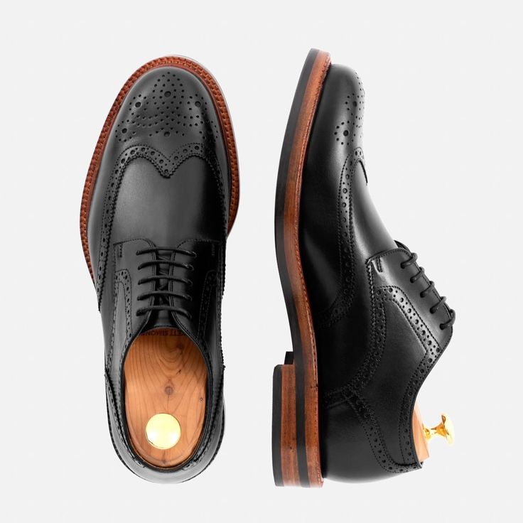 An exciting shoe for every day. The distinct design of the Kent Derbies help them stand-out from the rest. Attractive details like a cool wingtip, hand-punched broguing and chunky outsoles help to display your whimsical side. But, the solid construction and durable materials signal that you value quality and longevity too. The Kent Derbies look great with everything from a relaxed suit to jeans, and will elevate even the most basic look. This product is made from full-grain calfskin leather sour Wingtip Oxford Lace-up Shoes With Textured Sole, Black Wingtip Derby Shoes, Black Wingtip Lace-up Shoes With Textured Sole, Black Wingtip Dress Shoes With Brogue Detailing, Masculine Wingtip Lace-up Shoes With Rubber Sole, Masculine Wingtip Leather Shoes With Brogue Detailing, Masculine Leather Wingtip Shoes With Brogue Detailing, Textured Sole Wingtip Oxfords, Black Wingtip Oxfords With Textured Sole