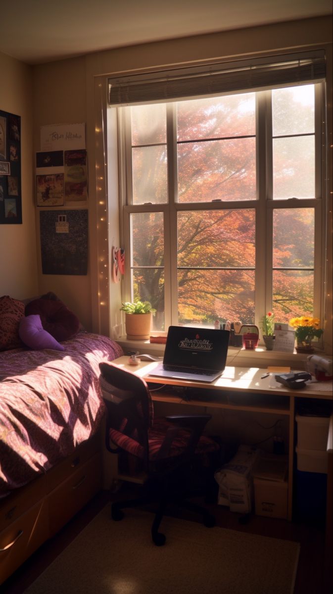 College dorm
Dorm room views
Dorm vibes
Dorm room vibes
College life
College aesthetic Studying Room Aesthetic, Dorm Room College Aesthetic, Campus Dorm Aesthetic, Student Housing Aesthetic, Dark Fall Room Aesthetic, Dorm Vision Board, Yale Dorm Aesthetic, Cornell University Dorm, Student Dorm Aesthetic