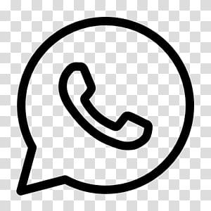 a black and white line drawing of a chat icon, with the call button highlighted