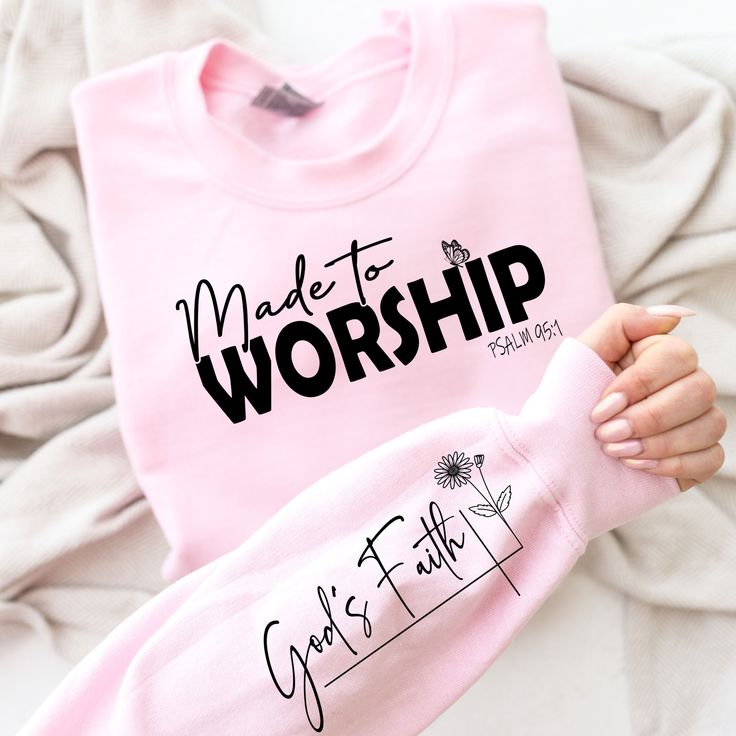 Made To Worship Svg, Christian Shirts For Women, Quotes Shirts, Bible Svg, Jesus Clothes, Made To Worship, Christian Shirts Designs, Bible Verse Svg, Faith Svg