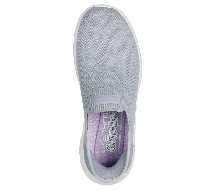 Step-in to convenient walking comfort and cushioning wearing Skechers Hands Free Slip-ins GO WALK Flex - Sunset Rose. This vegan slip-on features a knit mesh upper with a floral print heel, our exclusive Skechers Slip-ins molded Heel Pillow , Skechers Air-Cooled Memory Foam insole, lightweight ULTRA GO cushioning, and Flex Pillars for added movement. | Skechers Women's Slip-ins: GO WALK Flex - Sunset Rose Slip-On Shoes | Medium Width | Skechers Hands Free Slip-ins for an easy fit | Exclusive Heel Pillow holds your foot securely in place | Lightweight, responsive ULTRA GO cushioning | Skechers Air-Cooled Memory Foam cushioned comfort insole | Multi-surface stabilized and flexible traction with Flex Pillars for cross training activities | Crafted with 100% vegan materials | Knit mesh and flo Comfortable Gel Cushioned Slip-on Walking Shoes, Comfortable Slip-on Walking Shoes With Gel Cushioning, Slip-on Walking Shoes With Gel Cushioning For Light Sports, Slip-on Walking Shoes With Gel Cushioning, Comfortable Slip-on Sneakers With Gel Cushioning, Synthetic Slip-on Walking Shoes For Light Exercise, Walking Shoes With Gel Cushioning, Slip-on Sneakers With Gel Cushioning And Round Toe, Comfortable Slip-on Sneakers For Walking With Branded Insole