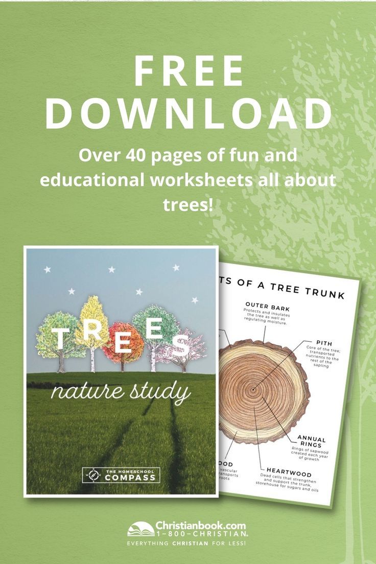 a book with trees and the title free printables for children's books