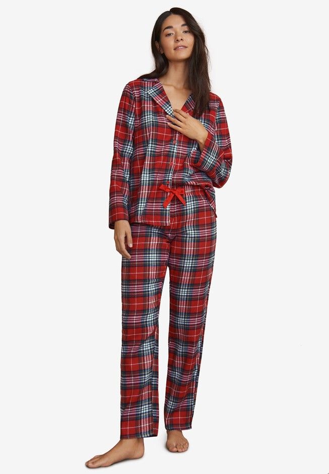 Plus Size Sleepwear, Flannel Pajama Sets, Christmas Pajama Set, Lounge Pajamas, Family Christmas Pajamas, Flannel Pajamas, Plaid Fashion, Red And Black Plaid, Pyjama Set