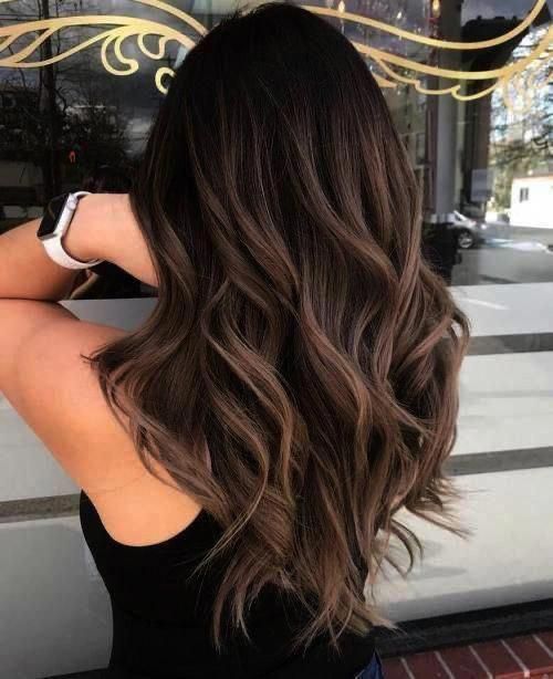 Rich Brown Hair Color, Rich Brown Hair, Rambut Brunette, Hair Color Light Brown, Brunette Balayage Hair, Brown Hair Balayage, Winter Hair Color, Balayage Brunette, Penteado Cabelo Curto