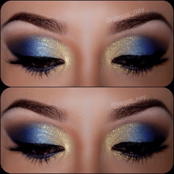 Motives is a trusted name in cosmetics and personal careShop for all your favorite beauty products online Gold And Blue Makeup Black Women, Royal Blue Natural Makeup, Gold And Blue Eyeshadow, Blue And Gold Makeup Looks, Blue And Black Eyeshadow, Blue And Gold Eyeshadow, Blue Gold Makeup, Blue And Gold Makeup, Eyeliner Trends