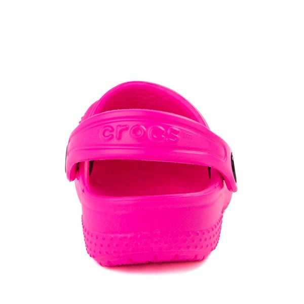 Crocs Littles™ Clog - Baby - Pink Crush | Journeys Pink Synthetic Clogs For Outdoor Use, Pink Synthetic Clogs For Outdoor Wear, Pink Synthetic Clogs For Outdoor, Casual Pink Waterproof Sandals, Casual Pink Slip-resistant Sandals, Shoe Size Chart Kids, Outdoor Comfort, 3rd Baby, 2nd Baby