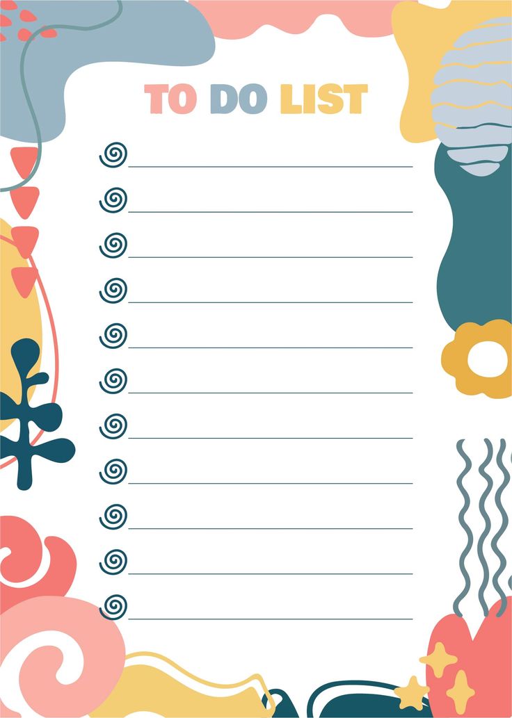 a to do list is shown with an image of the ocean and sea creatures on it