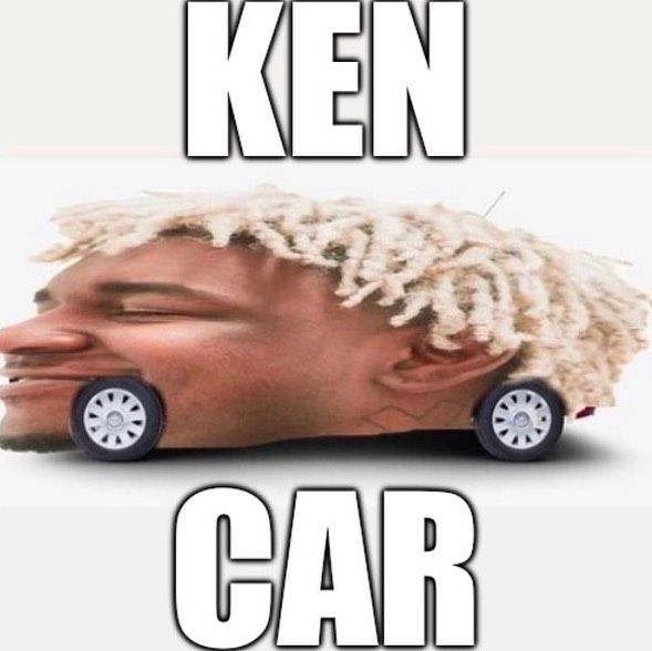 an image of a car with the words ken on it