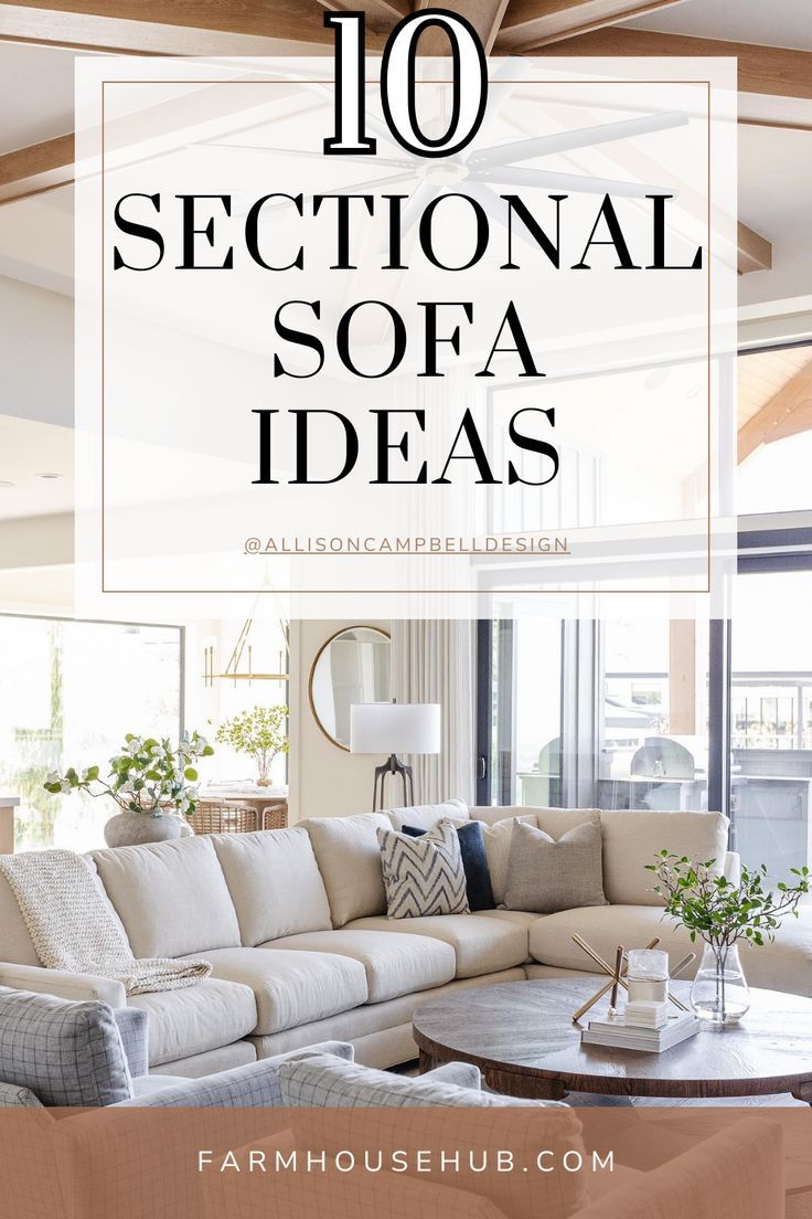 Sectional Sofa Ideas Formal Living Room With Sectional, Family Room With Large Sectional, Chaise Sectional Living Room Layout With Fireplace, Sectional Sofa With Coffee Table, Oatmeal Sectional Living Rooms, Wedge Sectional Sofa, Sofa Styles Modern, Greige Sectional Living Room, Best Coffee Table For Sectional Sofa