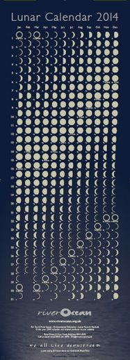 the poster for lunar calendar 2013 is shown in white and blue tones, with an abstract