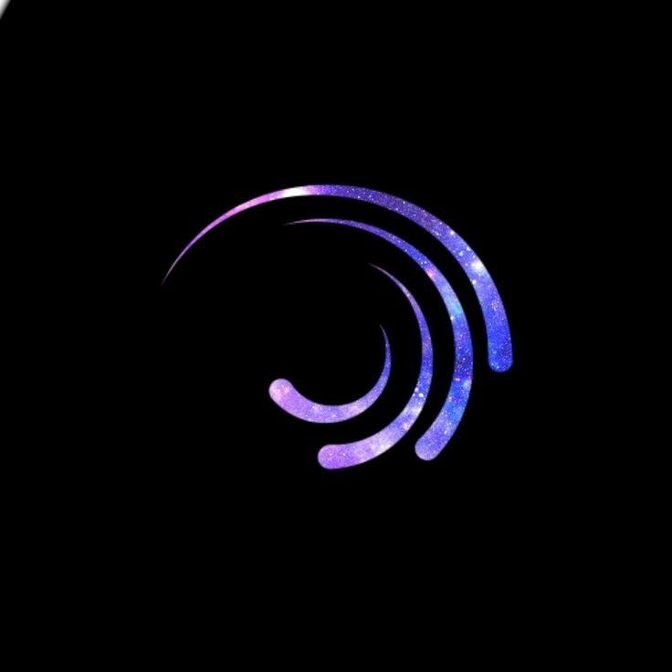 an image of a black background with blue and purple swirls on it's side