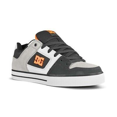 Trendy Fashion DC Pure Skate Shoes - Dark Grey/Orange, Mens shoes Dc Shoes Pure, Dc Pure, Skate Shoe, Grey Suede, Dc Shoes, Dream Shoes, Gray Suede, Dc Sneaker, Shoes Trainers