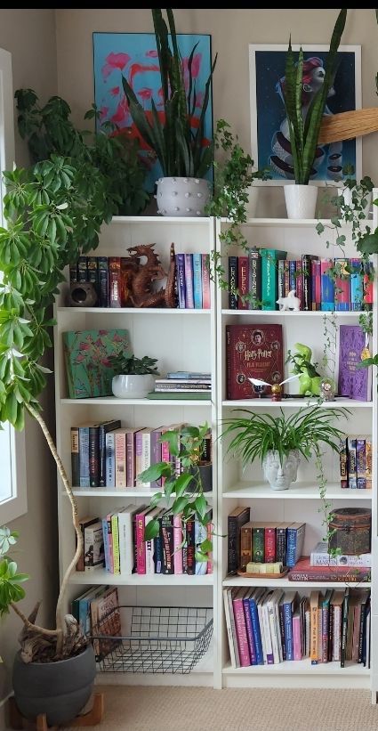 Bookshelves Mini Library Decor Ideas, Mini Library At Home Small Spaces, Small Diy Library, Aesthetic Mini Library, Small Library Space, Small Library Room Ideas Cozy, Mini Library Room Ideas, Book Selfs Design For Room, Library In Small Room