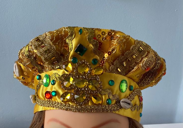 Hats for men and women made of satin lace glitter colored stones snails very elegant does not repeat the same design or decoration Meme Design, Colored Stones, Miami Fl, Beautiful Dolls, Festival Captain Hat, Cuba, Hats For Men, Stone Color, Etsy Gift Card