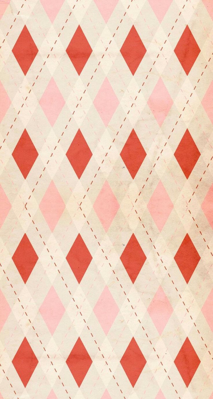 an old fashioned checkerboard pattern with red and white squares on the bottom half