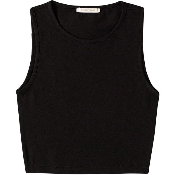 Pieces Lucia Crop Top ($15) ❤ liked on Polyvore featuring tops, shirts, crop tops, tank tops, black, womens-fashion, polyester crop tops, shirts & tops, black crop top and polyester shirt Siyah Crop Top, Short Crop Tops, Tank Tops Black, Shirts Crop Tops, Round Neck Crop Top, Shirt Crop Top, Shirts Crop, Outfit Png, Round Neck Shirt