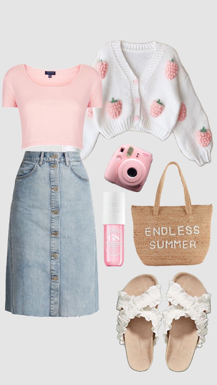 #pinkaesthetic #beachoutfit #modest #modestfashion #skirt #casualoutfit #christiangirl #christian #summeroutfitinspo #crochet Modesty Outfits, Cute Modest Outfits, Casual Day Outfits, Easy Trendy Outfits, Modest Fashion Outfits, Cute Everyday Outfits, Really Cute Outfits, Christian Clothing, Girly Outfits