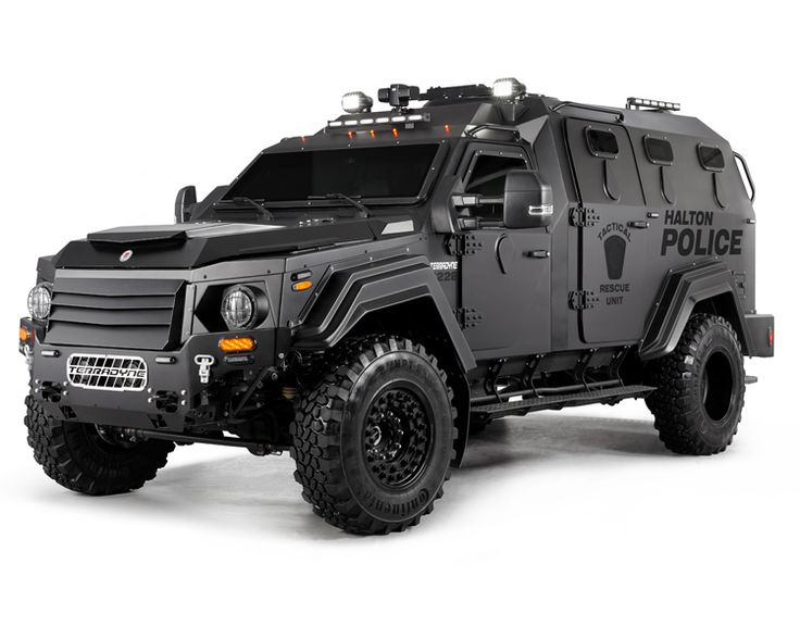 an armored police vehicle is shown on a white background