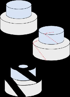 three different types of tape on top of each other, one with the number nine