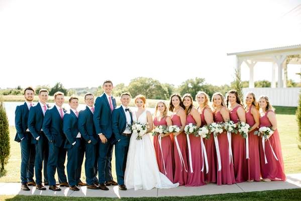 a group of people standing next to each other