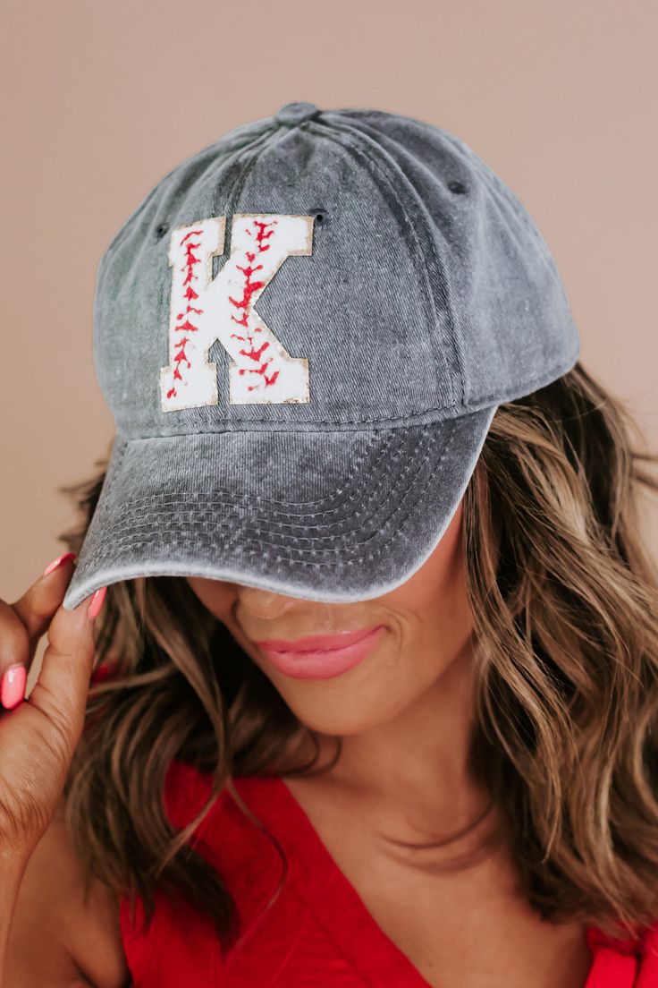 Add a personalized touch to your everyday style with our Baseball Initial Patch Ball Cap in light grey. Perfect for busy moms on the go, it combines comfort with effortless chic. Everyday Chic, Effortless Chic, Dress Trousers, Ball Cap, Chic Boutique, Busy Mom, Everyday Style, Piece Of Clothing, Unisex Fashion