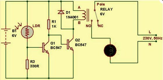 an electronic circuit diagram showing the current voltages