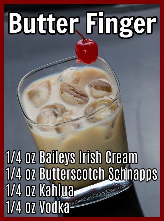 the flyer for butterfingerer is displayed with an image of a cherry on top