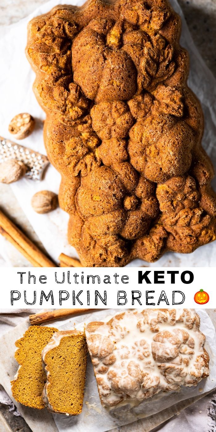 the ultimate keto pumpkin bread recipe is made with just 3 ingredients and it's ready to be eaten