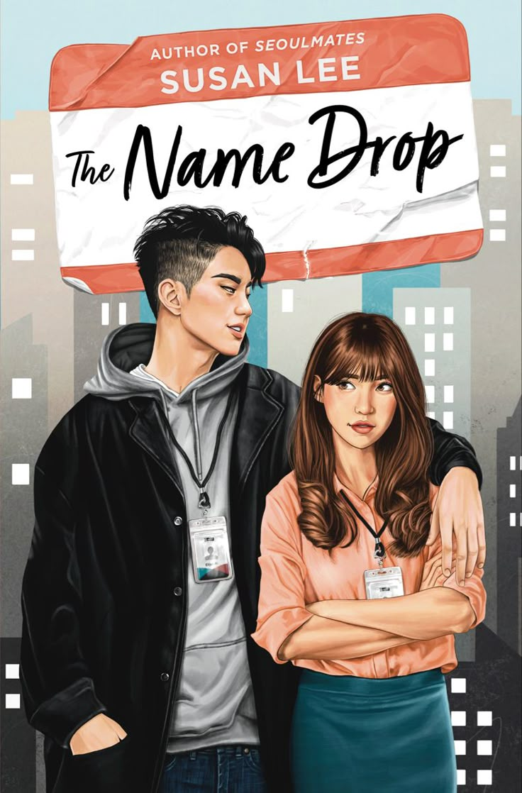 the name drop by susan lee is featured in this cover art for an upcoming novel