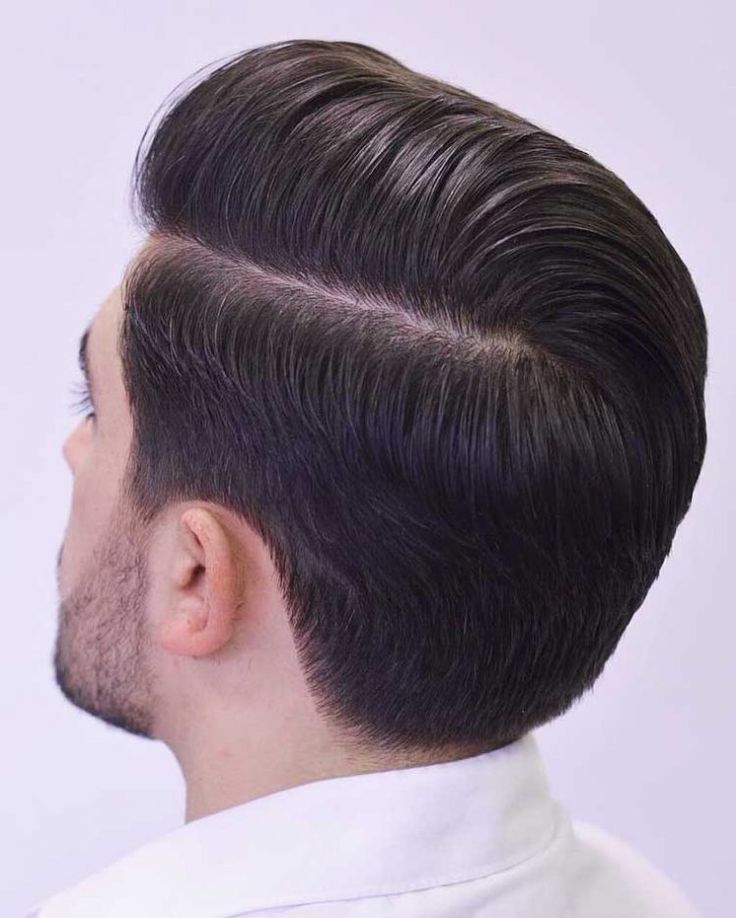 Gentlemens Guide:  Long Taper Haircut With Side Part. #gentlemen #gentlemenspeak #gentlemenstyle #gentlemenslounge #gentlemensclub #gentlemenpreferblondes #gentlemenspeak #gentlemenstyle #gentlemens #gentlemenslounge #gentlemensclub Haircut With Side Part, Taper Haircut, Gentleman Haircut, Top Haircuts For Men, Slick Hair, Side Part Haircut, Pompadour Men, Gents Hair Style, Classic Haircut