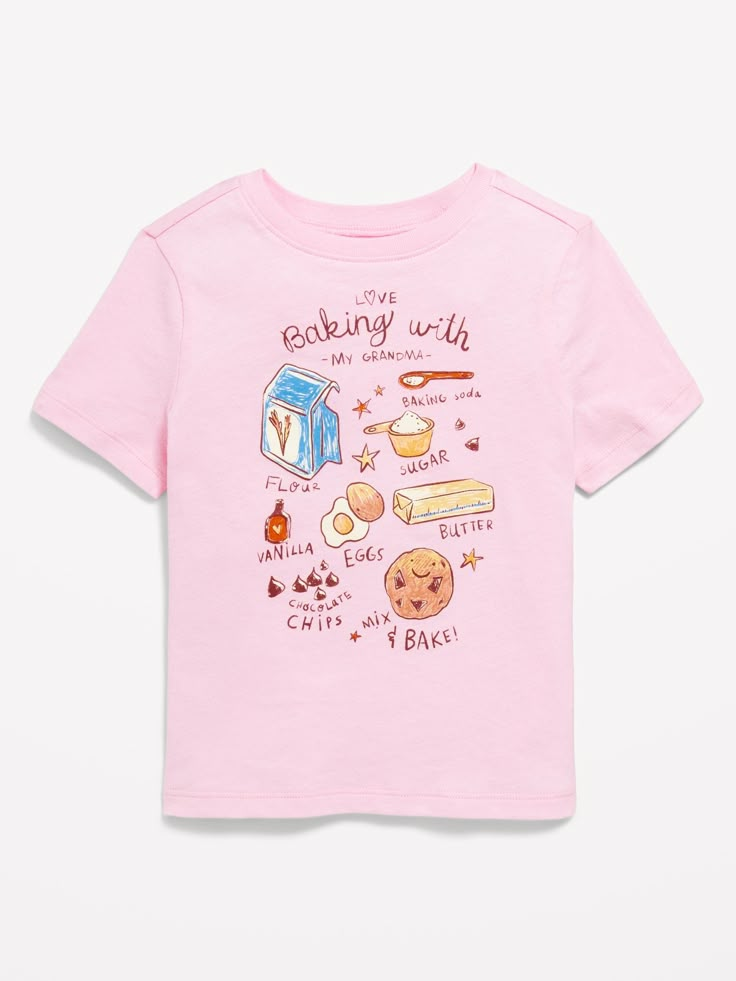 crew neck short sleeves graphic at front relaxed fit hits below waistmachine wash according to the care instruction label Pink School Aesthetic, Old Navy Toddler Girl, Girls T Shirts, Girls Graphic Tee, Cute Preppy Outfits, Fire Fits, Toddler Girl Outfits, Preppy Outfits, Toddler Gifts