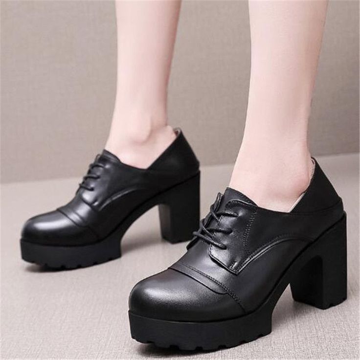 Platform Shoes, Chunky Gothic Shoes, Buckle Shoes, Mary Janes, Lolita Shoes, Chunky High Heel Shoes, PU Leather Shoes, PU Boots. Combat Boots, Biker Boots, Punk Boots, Gothic Boots. Looking to make a fashion statement? Then you can't go wrong with these awesome chunky, gothic, punk, platform shoes. 3.93-inch heels are no problem with these super soft comfortable platform shoes you will feel like you are floating on air, and they are surprisingly easy to walk in. Standing or walking for long peri Black Lace-up Boots With Chunky Platform And Round Toe, Gothic High Heel Chunky Platform Boots, Gothic Lace-up Boots With Chunky Platform And Round Toe, Gothic Chunky Platform Boots, Black Gothic Lace-up Boots With Chunky Platform, Pu Boots, Gothic Boots, Gothic Shoes, Punk Boots