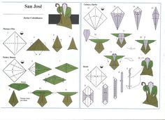 an origami book with instructions to make a paper frog and other things in it