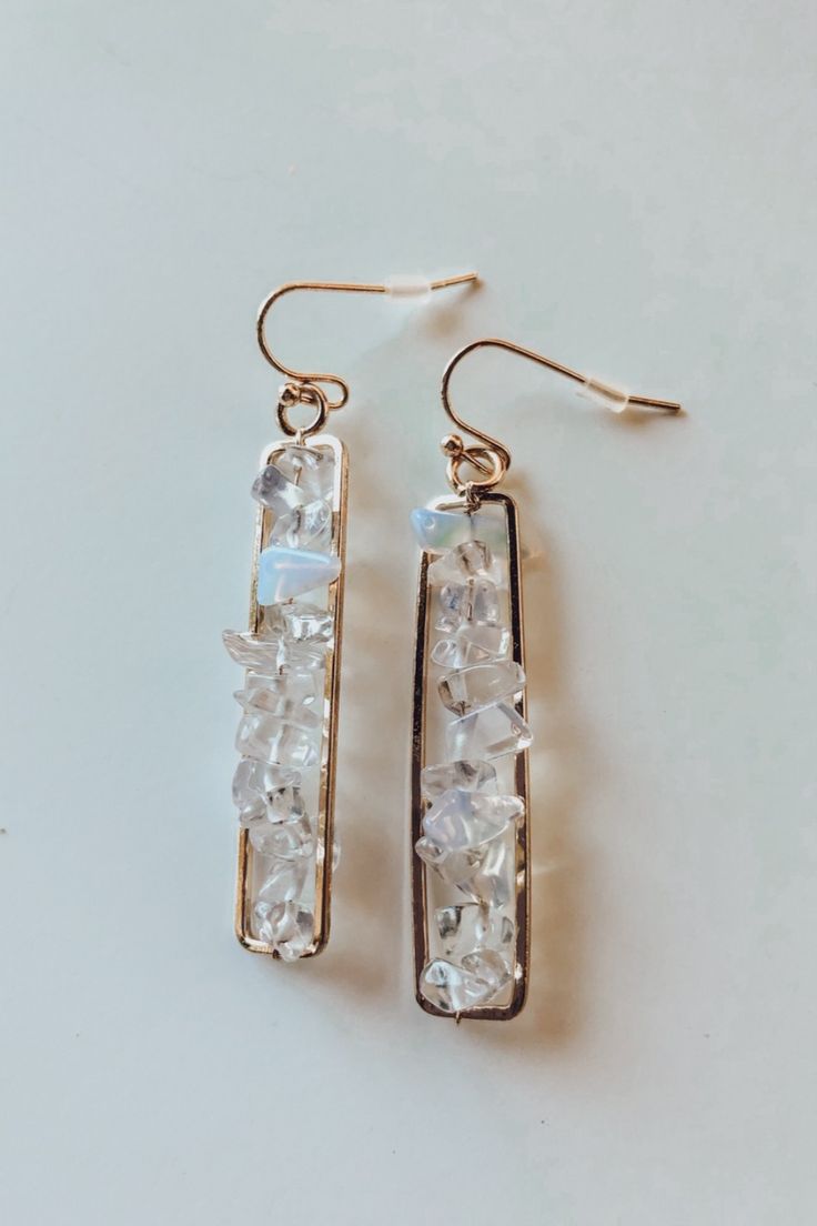 Style your outfit with these Crystal Quartz Drop statement earrings. These earrings add style to any outfit. Shop https://thirtynineonetwenty.com/product/quartz-drop-earrings/ #giftideas #jewelry #quartzjewelry #accessories #bohoearrings #bohojewelry #bohojewels #crystalquartz #statementearrings #earrings #crystalquartzearrings #quartzearrings #boho #style #bohochicstyle #crystalearrings #bohostyle #weddingearrings #weddingjewelry #festivaljewelry #festivalearrings #crystalquartzearrings #quartz Elegant Pierced Crystal Earrings For Everyday, Nickel Free Clear Drop Earrings, Clear Drop Earrings With Matching Set, 14k Gold Filled Earrings For Party, Nickel Free Dangle Earrings Fine Jewelry, Elegant Hypoallergenic Crystal Earrings For Everyday, Elegant Everyday Hypoallergenic Crystal Earrings, Clear Pierced Drop Earrings, Clear Dangle Pierced Jewelry