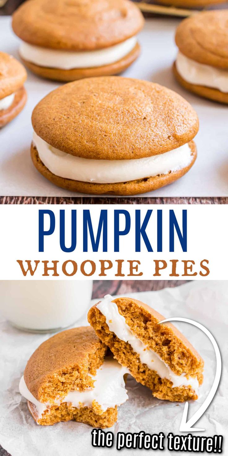 pumpkin whoopie pies are the perfect treat for fall and halloween they're so easy to make