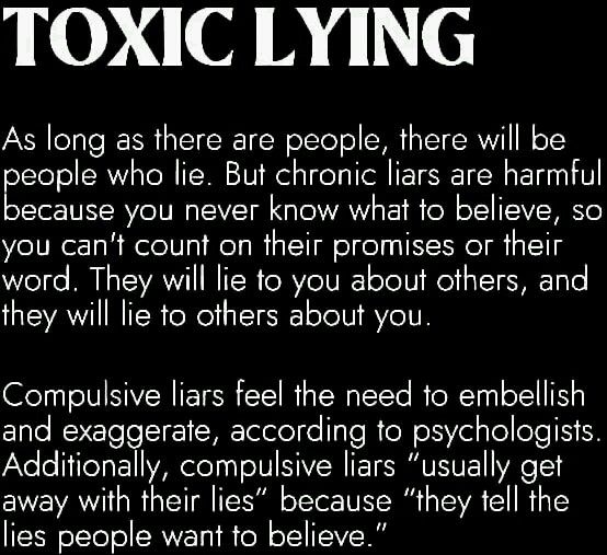 a black and white photo with text that says,'as long as there are people, there will be people who lie chronic